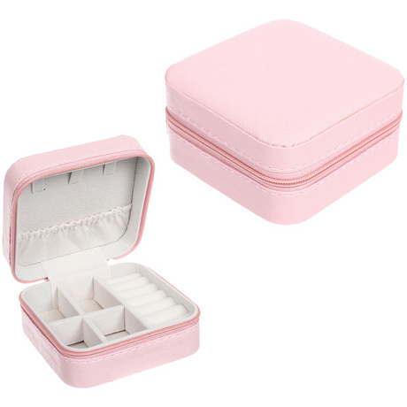 Шкатулка для украшений "ТАРТИ ТАН", цвет пудровая роза, 10*10*5см см 