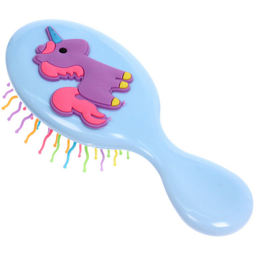 Расчёска массажная Little darling - Единорожек Лакки, цвет микс,13,86см_8