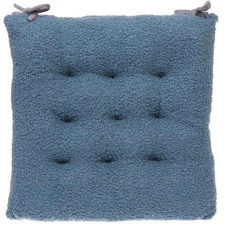 Сидушка на стул "SOFT" 40*40 см, цвет синий