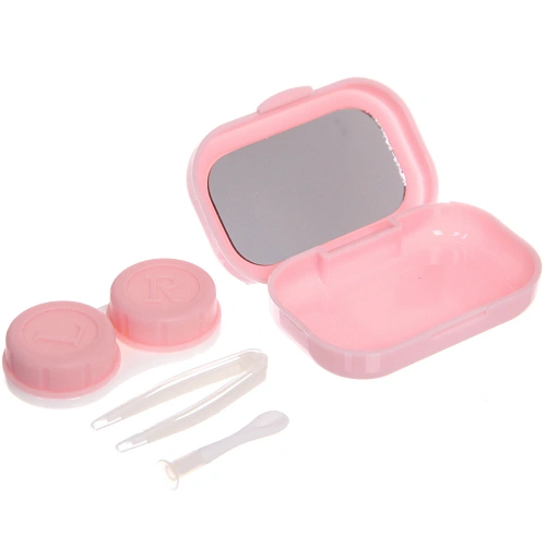 Набор для хранения контактных линз МАРЦИПАН, мишка, с зеркалом, цвет как на фото, 65552,5см, (пакет с подвесом)_5