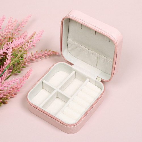 Шкатулка для украшений ТАРТИ ТАН, цвет пудровая роза, 10105см см _7