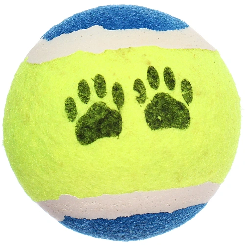 Мяч для активных игр "Счастливый хвост!", цвет синий/салатовый, d-6см