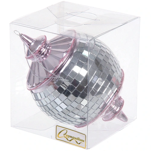 Елочная игрушка Новогодняя дискотека 8813 см, розовый_5