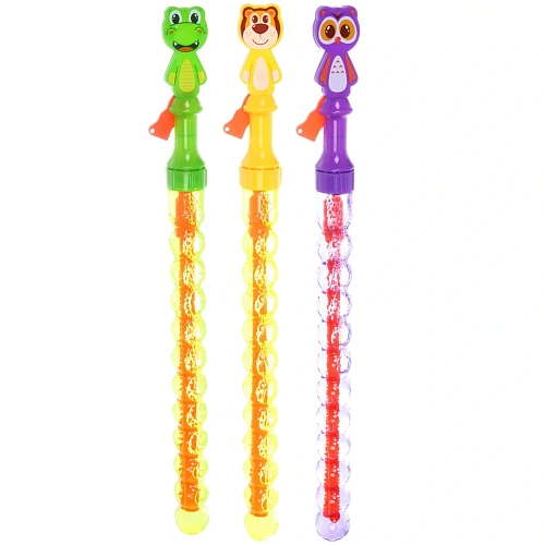 Мыльные пузыри Зверушки 49 см, 200 мл, большие пузыри, микс_3