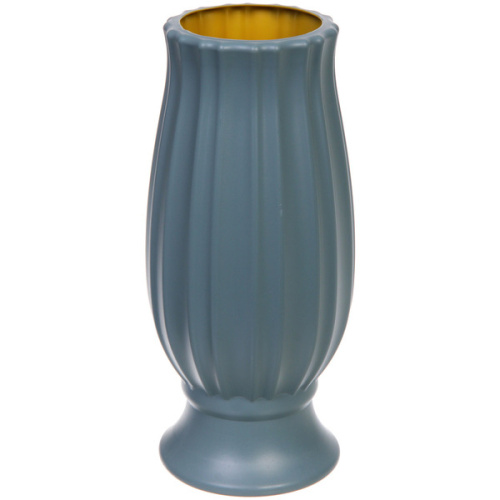 Ваза из пластика "Вивьен" 10*24см цвет серый