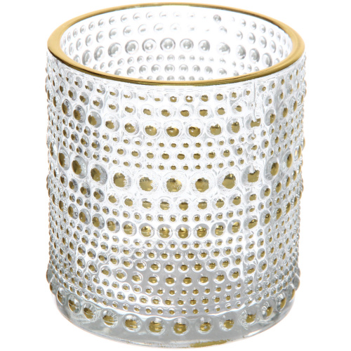 Подсвечник "Хрустальный блеск" 7*7,8 см, Белый