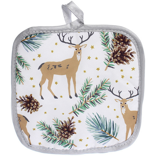 Прихватка в наборе с варежкой Северный Олень, 17,517,5 см и 2717 см_3