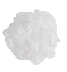 Мочалка для тела полипропиленовая шар "Lappy", цвет белый, 30 гр 