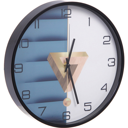 Часы настенные + пано 2шт  HOME STYLE Незнакомка, черный корпус_22
