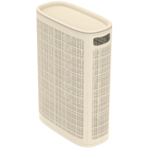 Корзина для белья Лён 45л плетёная 43×20×60см слоновая кость