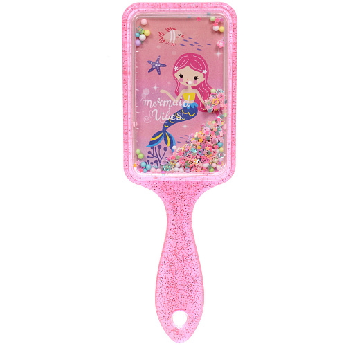 Расческа массажная Baby House Boom, микс 4 вида Русалочки, 18,56см_3