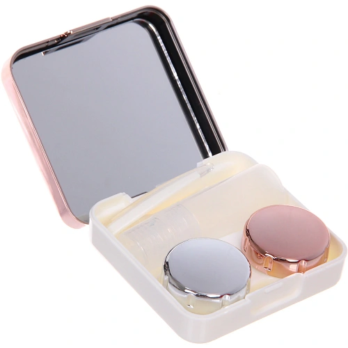 Набор для хранения контактных линз МАРЦИПАН, с зеркалом, цвет розовый, 636232см, (пакет с подвесом)_5