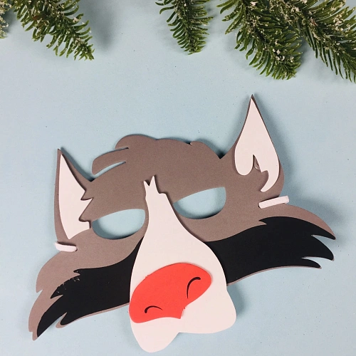 Маска Волк, пвх_5