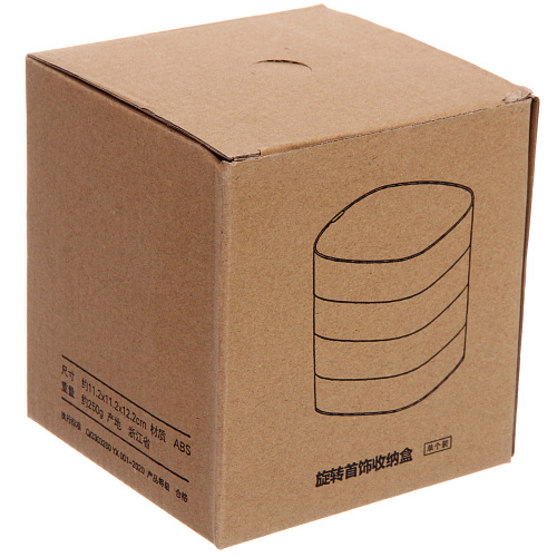 Органайзер для хранения с зеркалом ПИОНТО, цвет лазурный, 1211см (упаковка коробка)_7